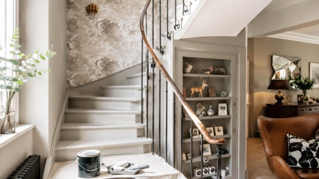 peinture pour escalier en bois sans poncer