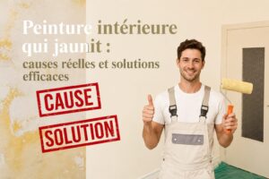 Peinture intérieure qui jaunit : pourquoi ça arrive et comment y remédier vraiment