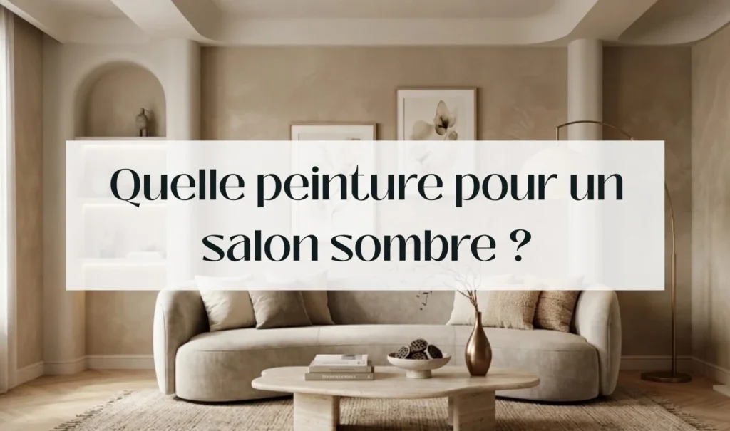 quelle peinture pour un salon sombre