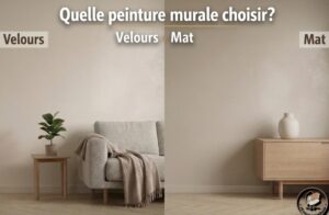 Peinture velours ou mate : quelles différences sur les murs ?
