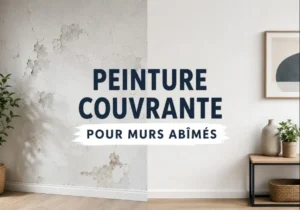 Peinture couvrante pour murs abîmés : quelle solution pour masquer les défauts ?