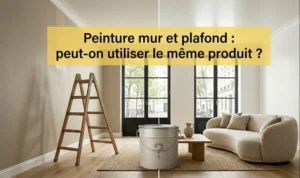 Peinture mur et plafond : faut-il utiliser la même peinture ?