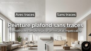 Peinture plafond sans trace : méthode complète