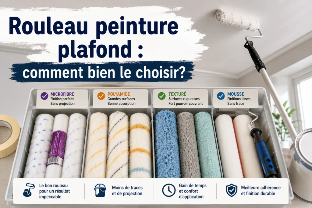 rouleau peinture plafond comment bien le choisir