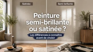 Peinture semi-brillante ou satinée : quelles différences et laquelle choisir ?