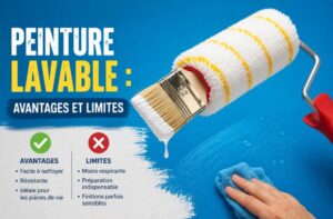 Peinture lavable : avantages et limites