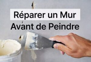 Comment réparer un mur avant de peindre ?