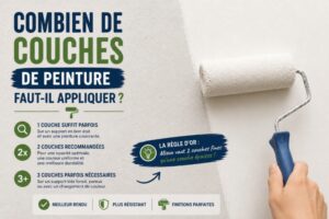 Combien de couches de peinture faut-il appliquer ?