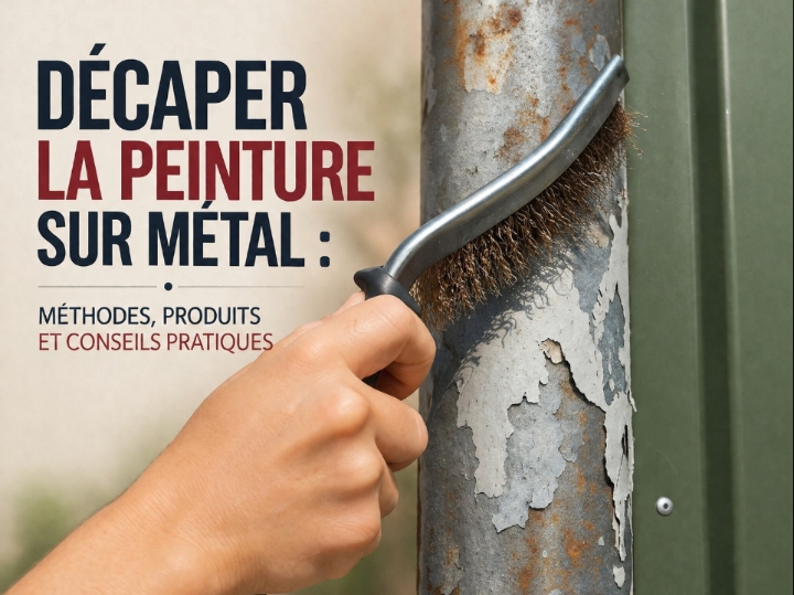 décaper la peinture sur métal