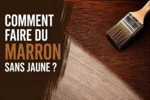 Comment faire du marron sans jaune ?