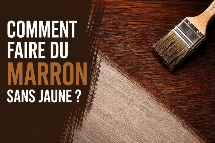 comment faire du marron sans jaune peinture