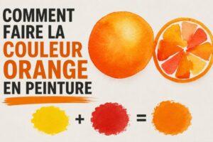 Comment faire la couleur orange en peinture ?