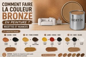 Comment faire la couleur bronze en peinture ?