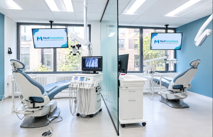 Préparation des murs et plafonds : un projet chez MedFormations